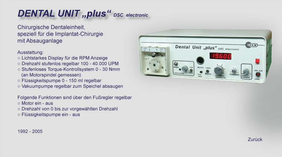 Dental Unit Plus